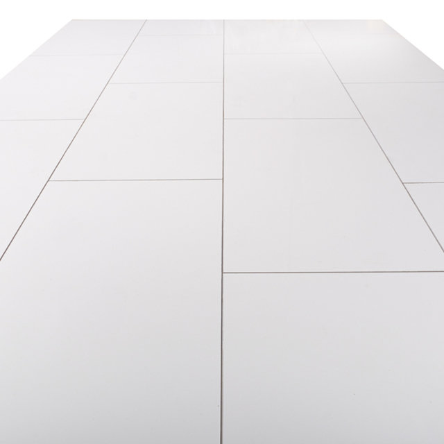Gloss Tile Effect Laminate Flooring, Large White Tiles Flooring