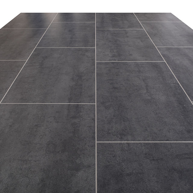 Kronotex Mega Plus 8mm Senia Grey Tile, Tile Effect Laminate Flooring For Bathrooms