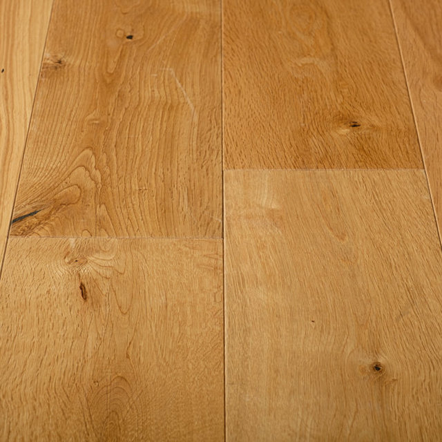 Engineered Oak Brushed & Laquered Hardwood Flooring 14/3mmx150mm