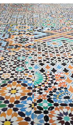Kronotex Quadraic Matt Mosaic Tile Effect by Falquon Laminate Flooring
